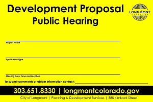 Public-Hearing sign