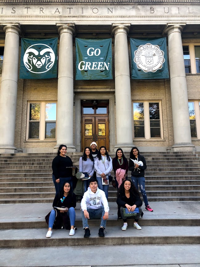 Aspire Class of 2019 Colorado Sate University college tour.