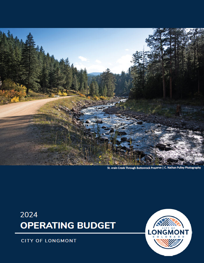 Click this image to view the 2024 final Adopted Budget for the City of Longmont