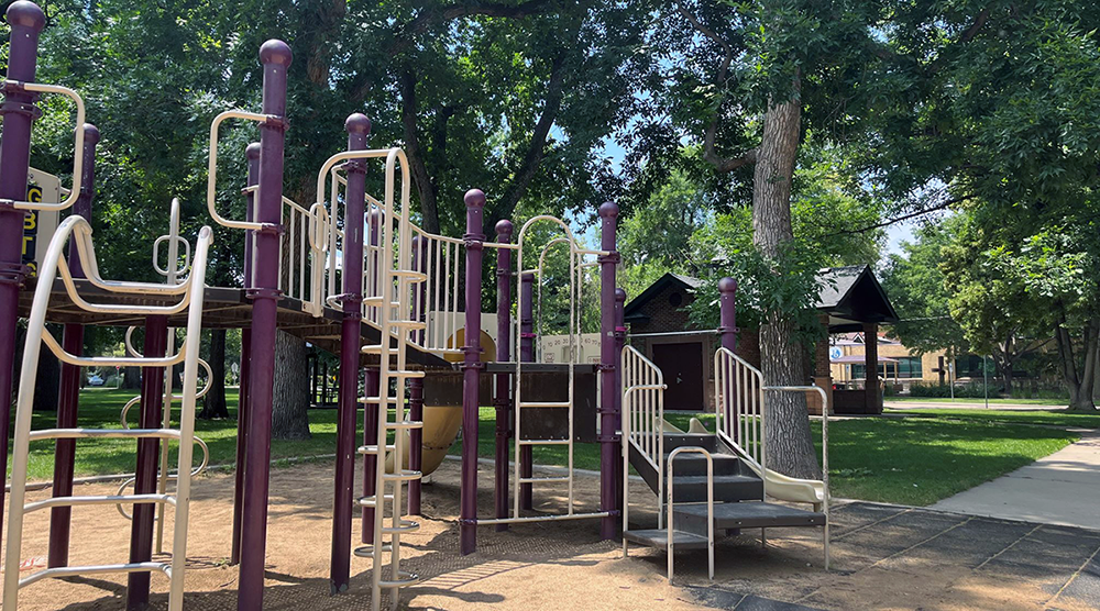 A play structure found in Thompson Park