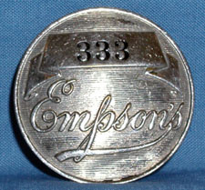 Empson Cannery employee badge