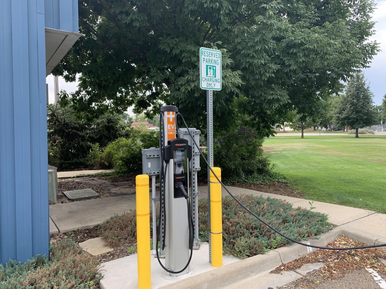 Electric vehicle charger picture