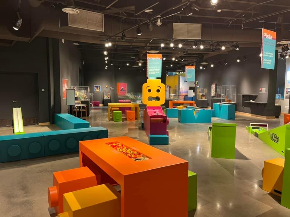 A colorful room with LEGOs